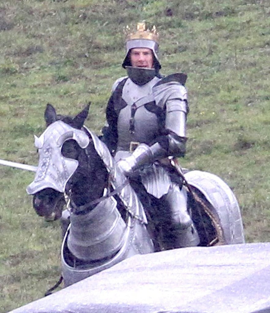 Benedict Cumberbatch Filming The Hollow Crown