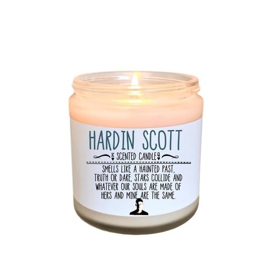 This Hardin Scott Candle Smells Like His Leather Jacket