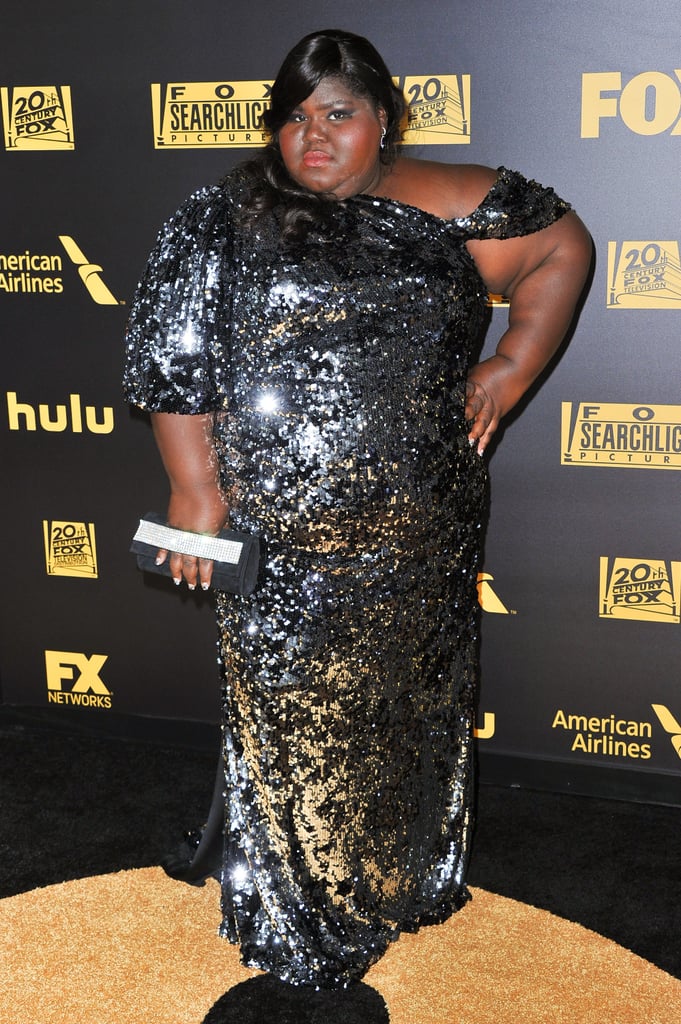 Gabourey Sidibe served up a hot pose at Fox's swanky afterparty.