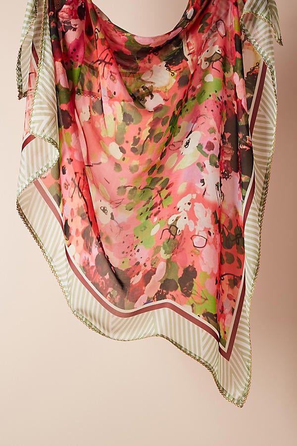 Bl-nk Rebero Floral Silk Scarf