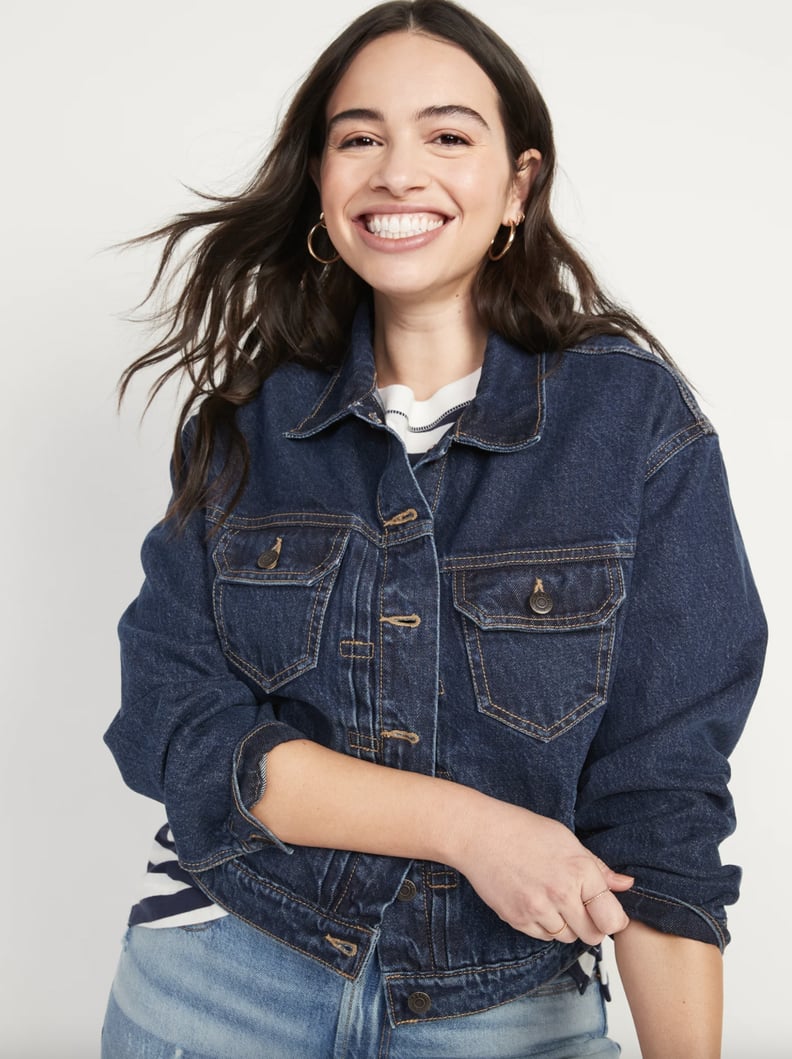 Old Navy Long-Sleeve Cropped Jean Jacket