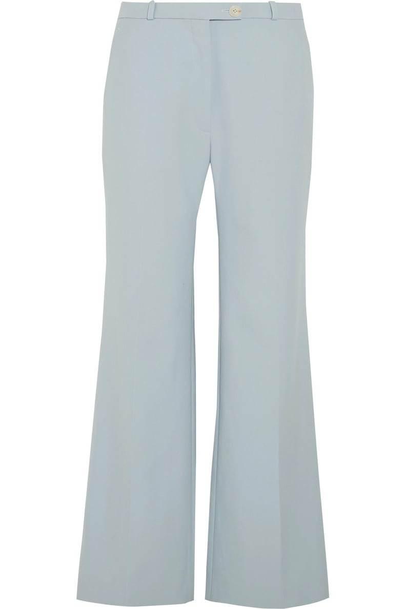 Alexa Chung Twill Wide-Leg Pants