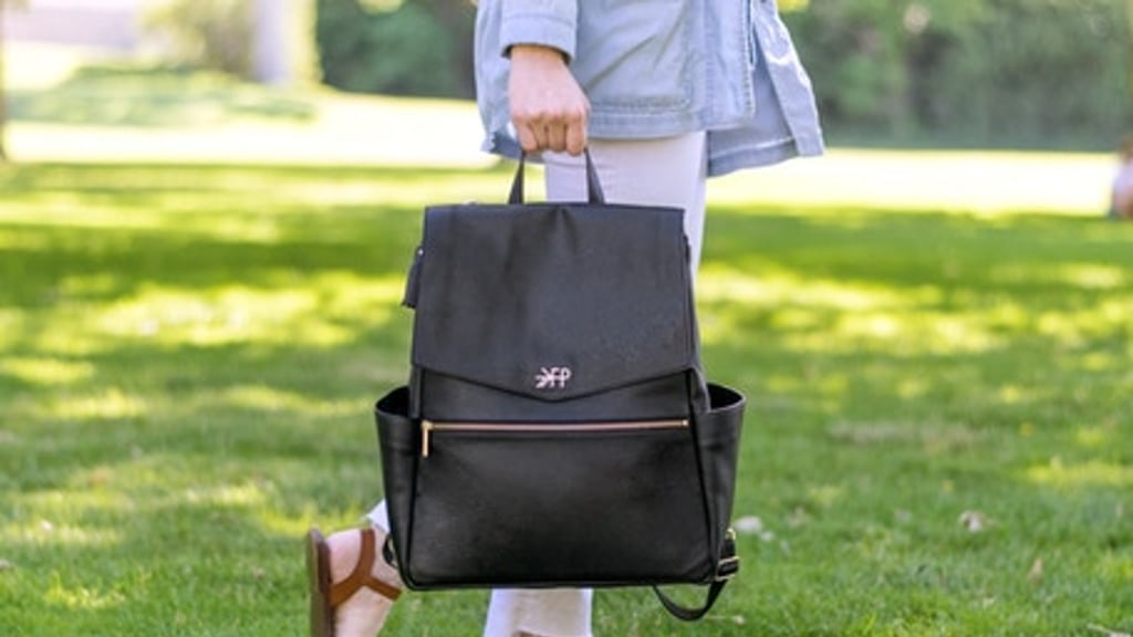 freshly picked ebony diaper bag
