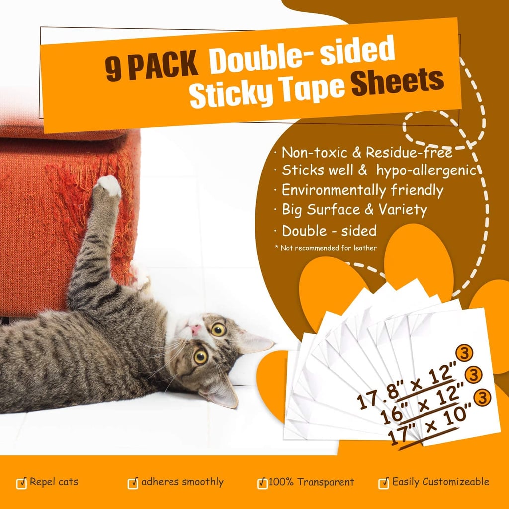 Cat Anti-Scratch Deterrent Tape Furniture Protectors from Cat Clear Double Sided