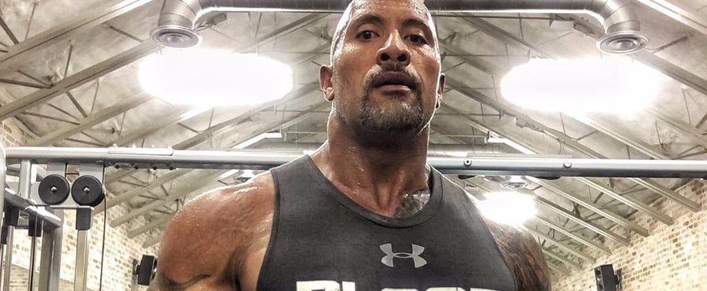 Dwayne "The Rock" Johnson Working Out