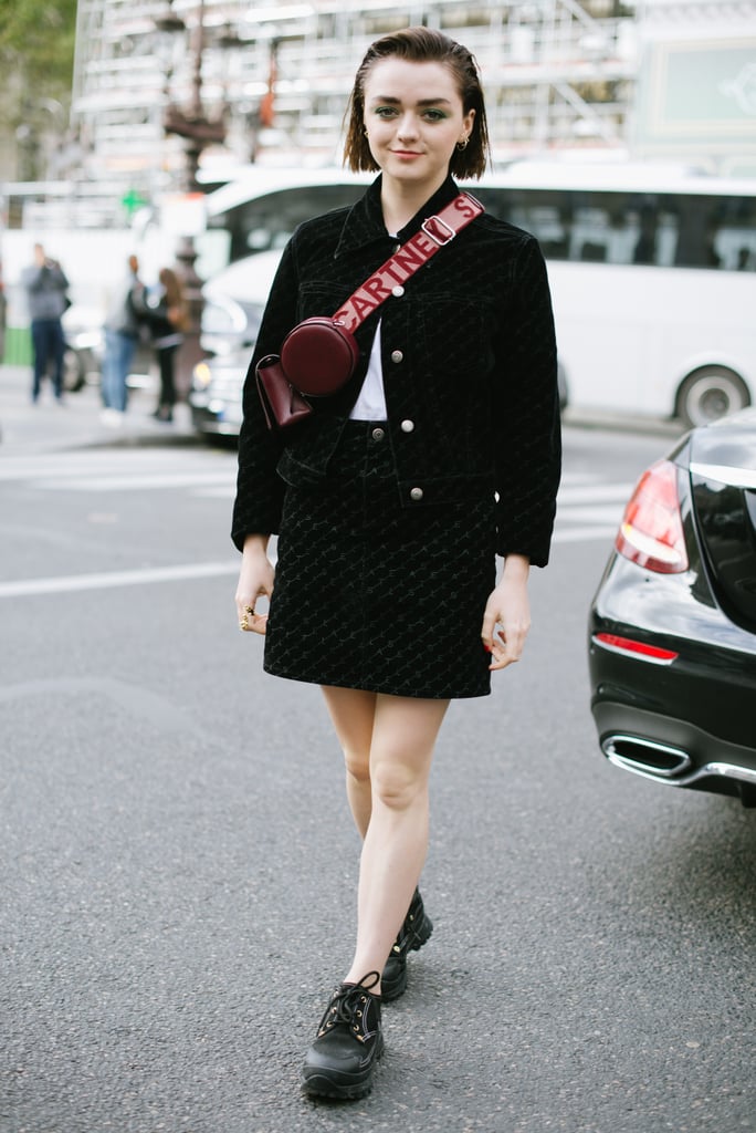 Maisie Williams at Stella McCartney's Paris Fashion Week Show