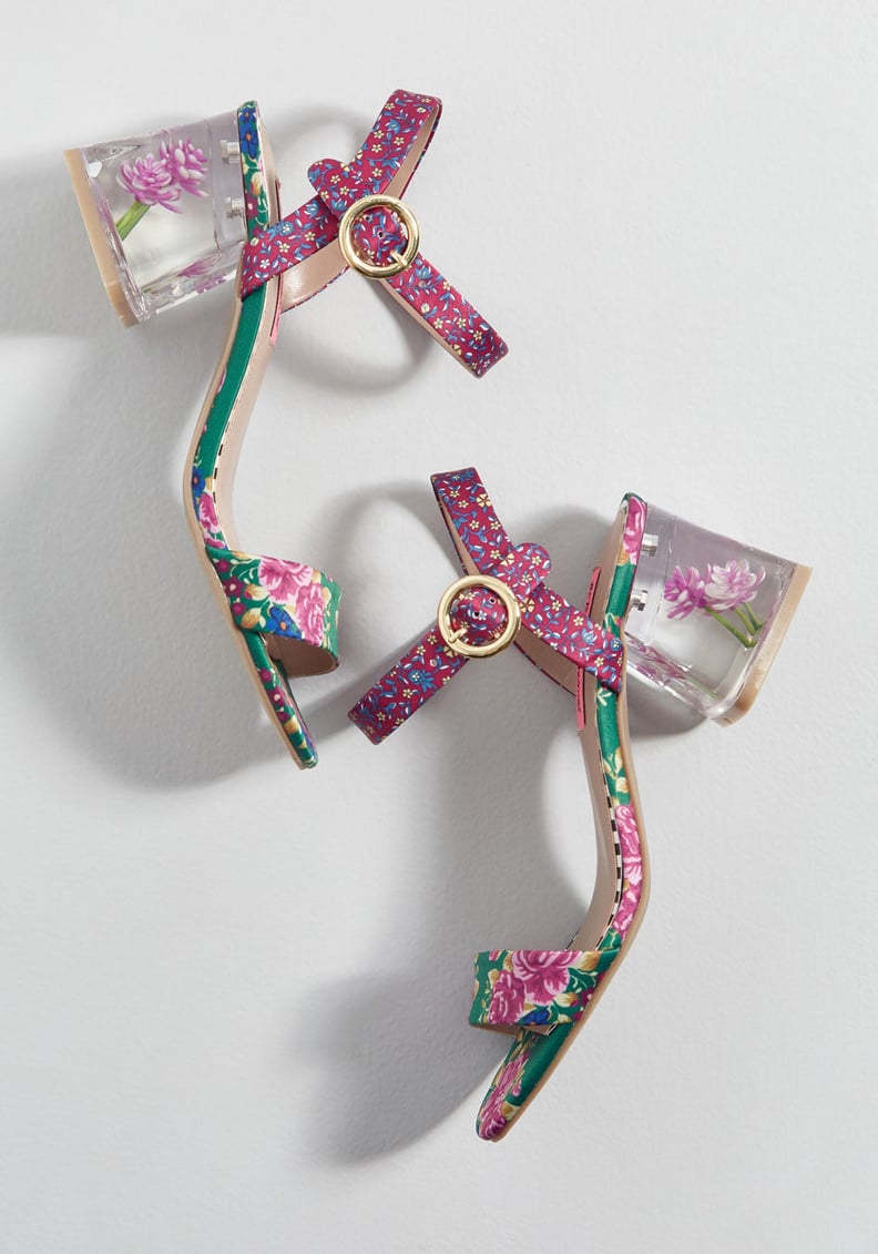 Betsey Johnson Beauty in Bloom Block Heels