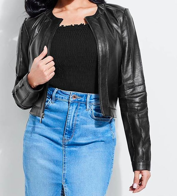 Ivonne Faux-Leather Jacket