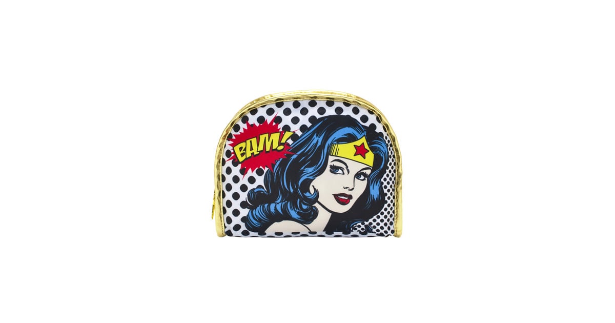 Wonder Woman Round Top Bag Wonder Woman Makeup Collection POPSUGAR
