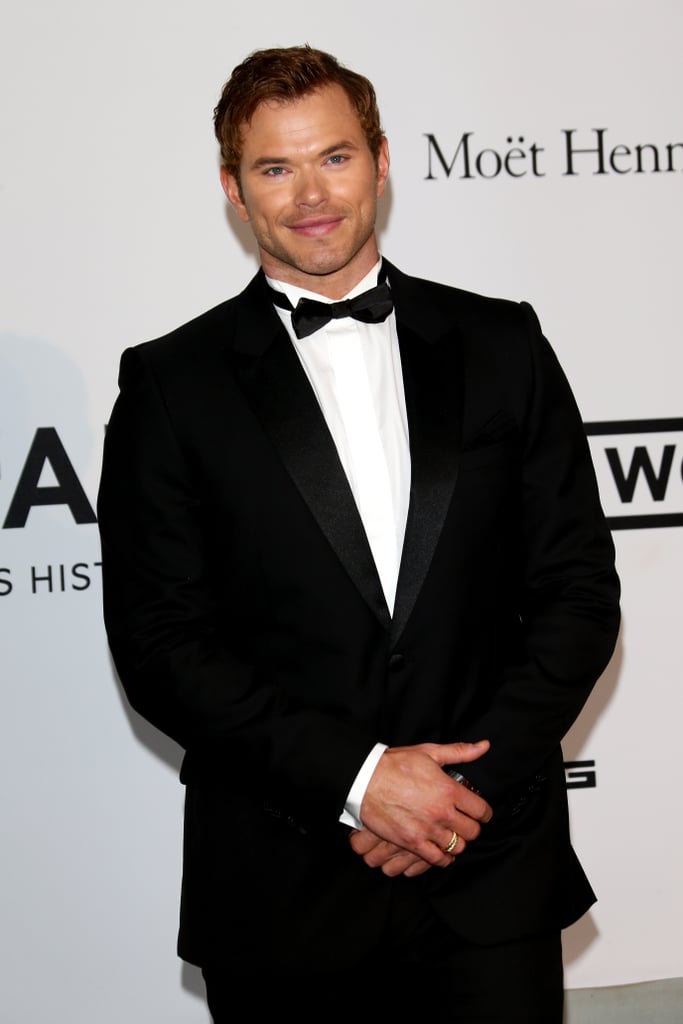 Kellan Lutz looked sharp at the event.