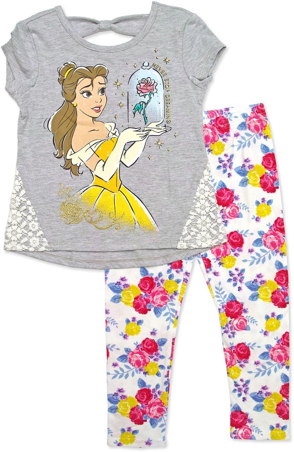 Disney By Okie Dokie Beauty and the Beast Legging Set-Toddler Girls ($20, originally $36)