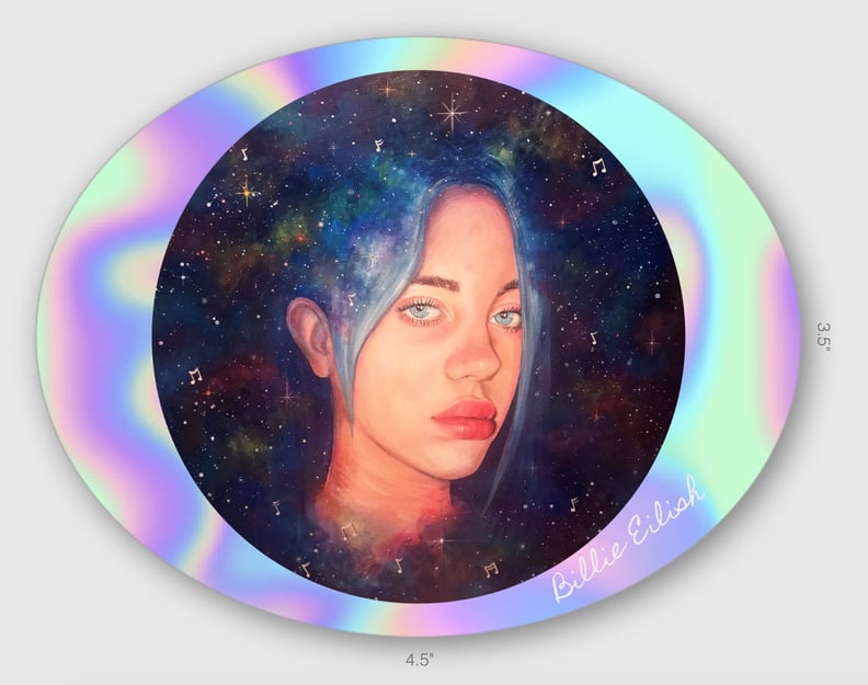 Billie Eilish Holographic Sticker