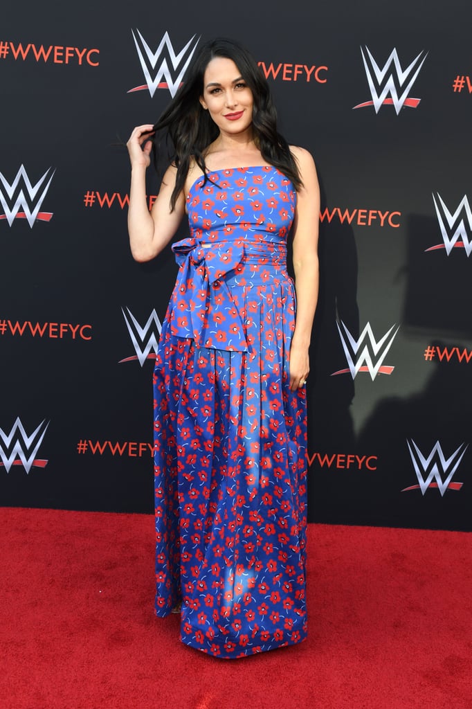 Nikki and Brie Bella at WWE's FYE Event June 2018