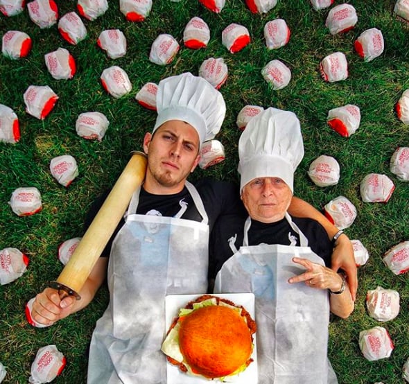 Photos of Man Who Dresses Up in Costume With His Grandma