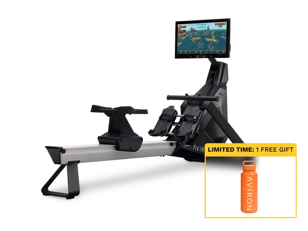 Aviron Interactive Home Rowing Machine ($1,899, originally $2,549)
Rowing is one of the best full-body workouts — it gives you strength and cardio at the same time. The 22″ HD rotating touchscreen offers over 1,000 immersive workouts, from games and scenic routes to on-demand classes, plus you can stream Netflix, Hulu, Spotify, and more while you row. What more could you ask for?