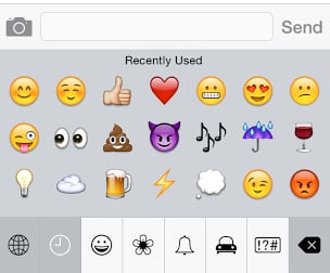 "I was initially confused because I didn't remember texting most of these, until I realized it must also pull in Snapchat emoji . . . aha! Although GIFs have primarily replaced emoji as my texting visual aids, I still use them when I need to see if someone's available for wine time or beer o'clock. And the openmouthed, awkward grimacing face (does that guy have a better name?) will always be a texting staple, at least until they finally come out with an eye-roll emoji."
— Mary White, copy chief
