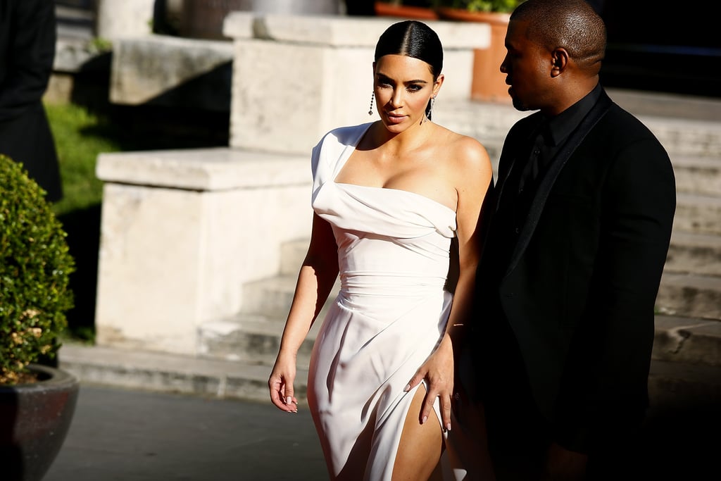 Kim Kardashian White Vivienne Westwood Dress May 2016