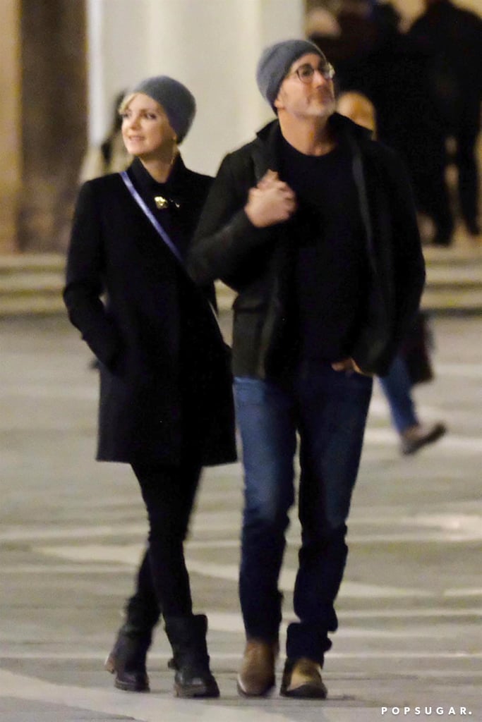 Anna Faris and Michael Barrett in Italy Pictures Nov. 2017