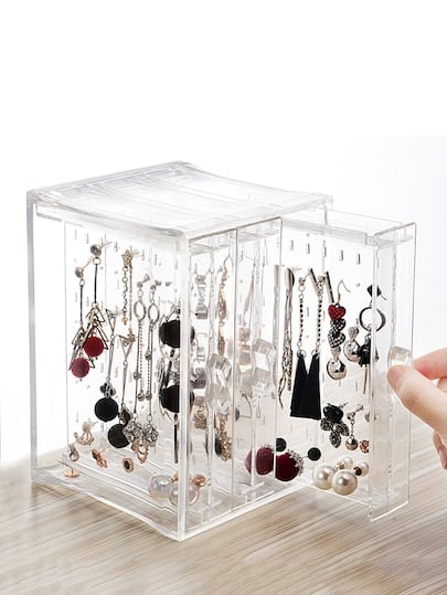 Clear Jewellery Storage Box