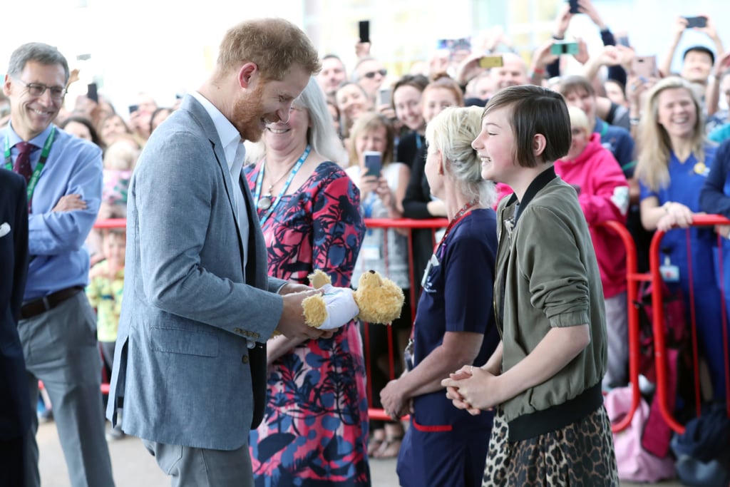 Prince Harry Visits Oxford Children's Hospital May 2019