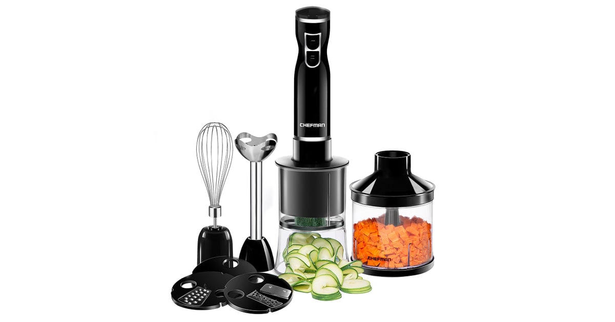 Chefman Electric Spiralizer & Immersion Blender 6-IN-1 Food Prep