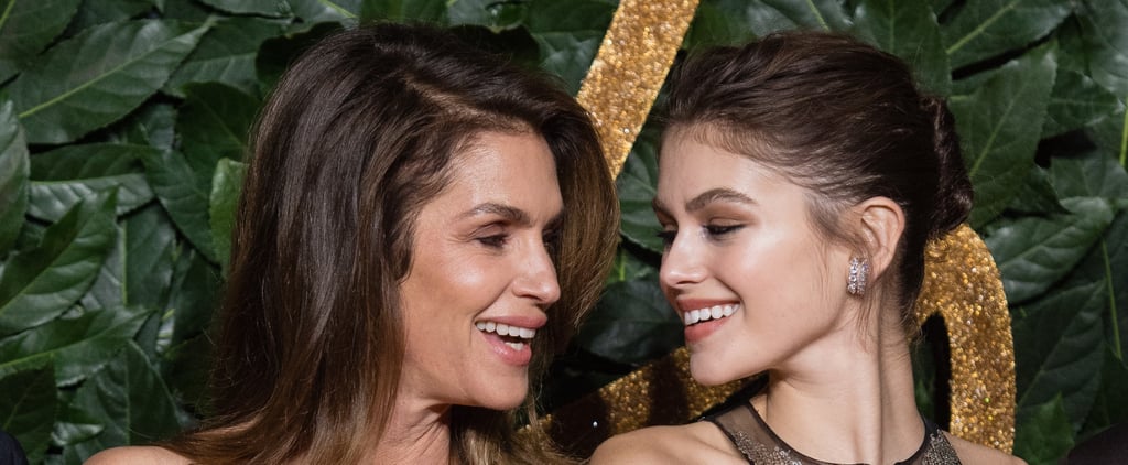 Cindy Crawford and Kaia Gerber 2018 British Fashion Awards