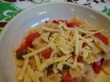 Pasta with Marinated Mushrooms and Cashew Cheese