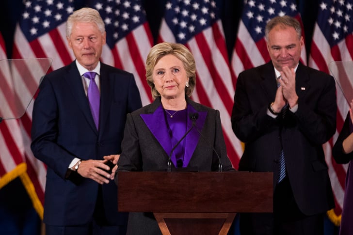 Hillary Clinton Wearing Purple
