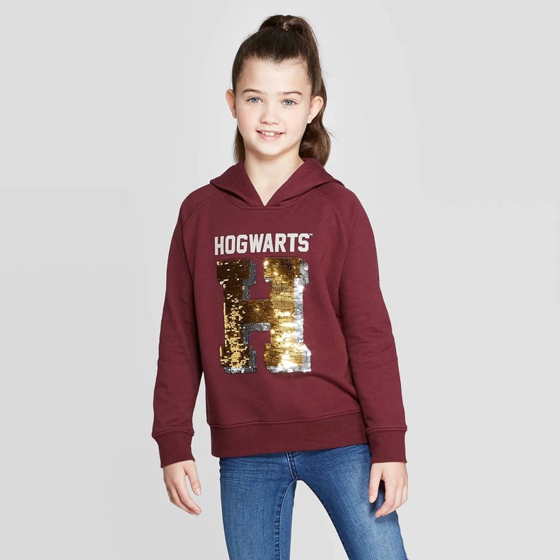 Girls' Harry Potter Hogwarts Flip Sequin Hoodie