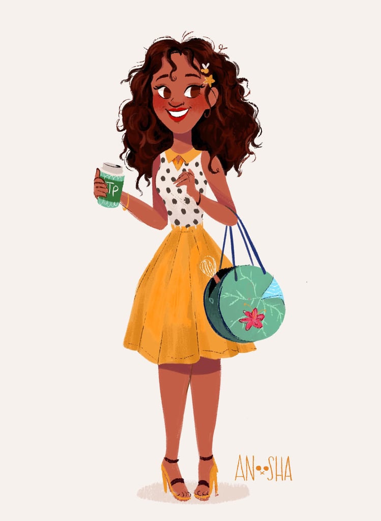 Millennial Tiana Best Disney Princess Fan Art Popsugar