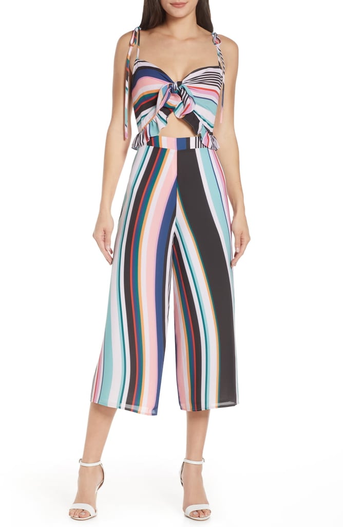 Ali & Jay Fiesta Stripe Chiffon Jumpsuit