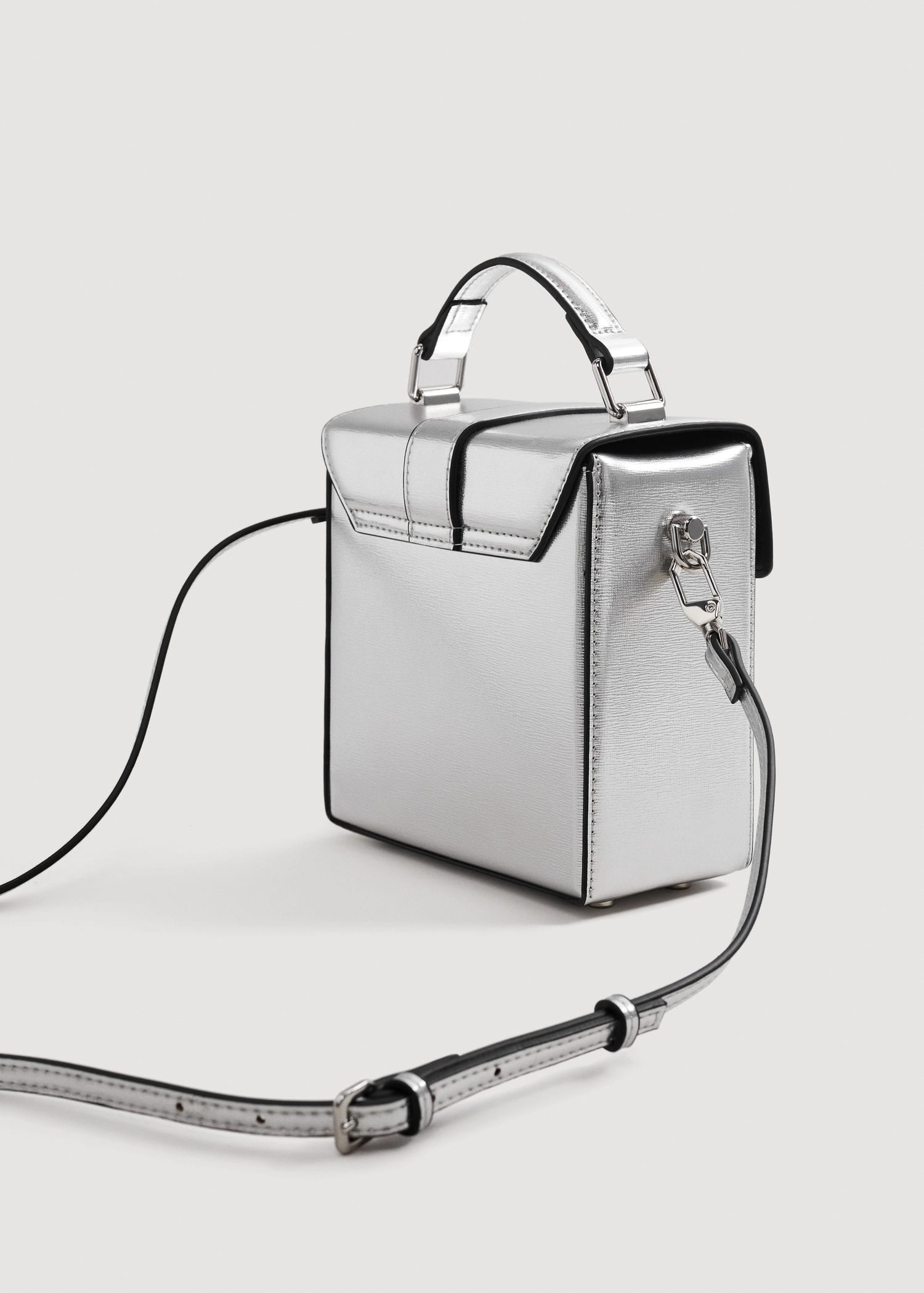 mango silver bag