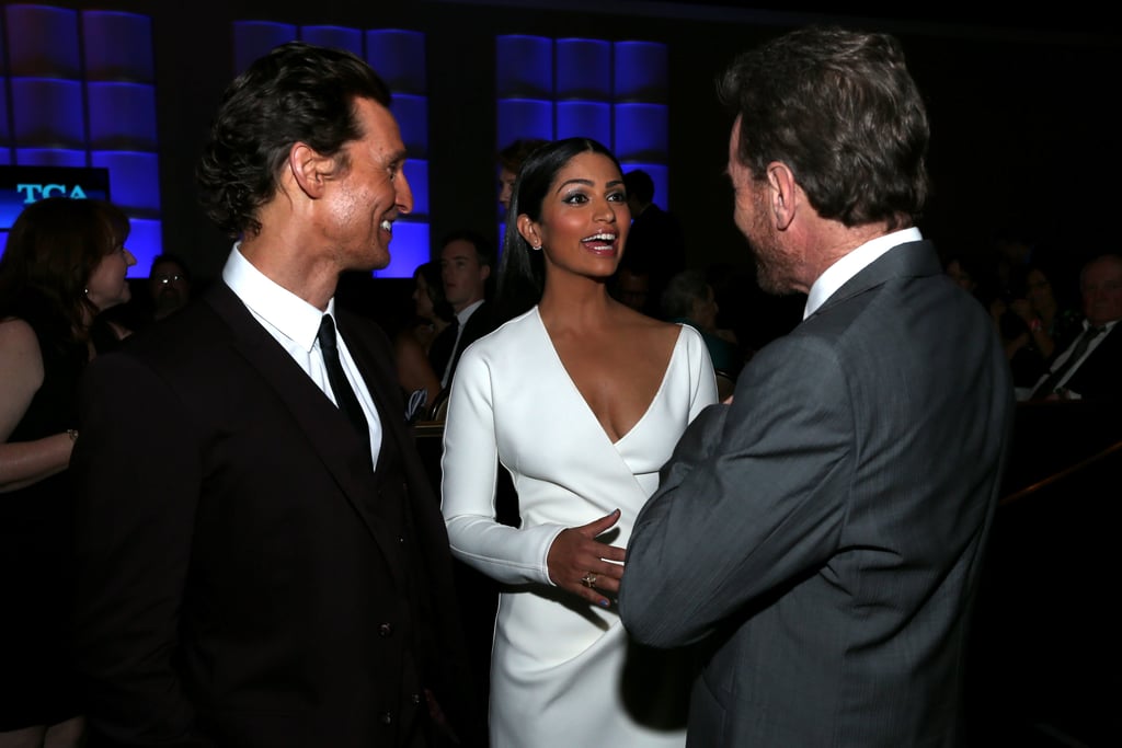 Bryan chatted with Matthew and his wife, Camila Alves.