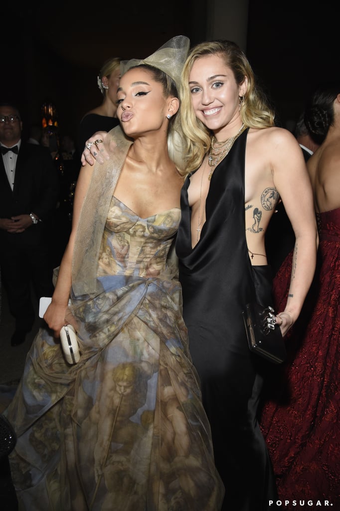 Pictured: Miley Cyrus and Ariana Grande