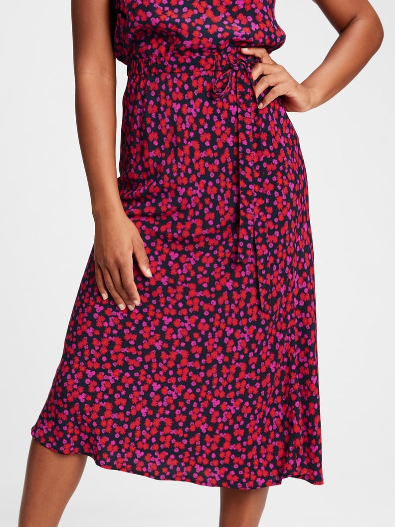 Gap Side-Tie Midi Skirt