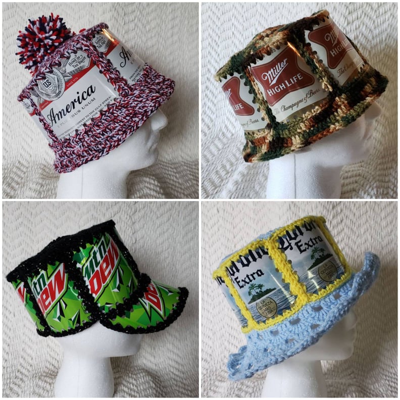 Gifted Acorn Crafts Custom Beer or Soda Can Hat
