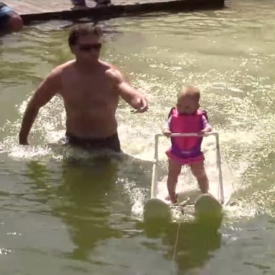 Little Girl Breaks Waterskiing Record at Six Months Old