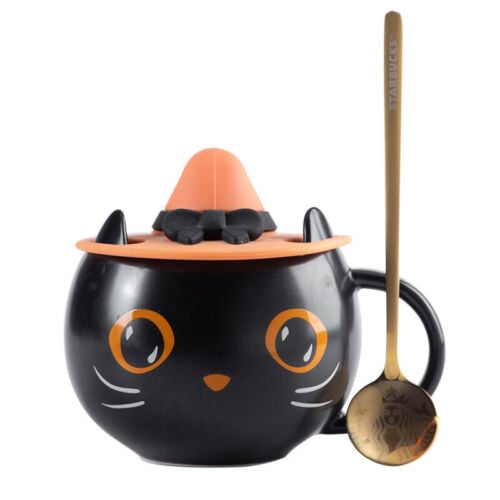 starbucks cat halloween cup
