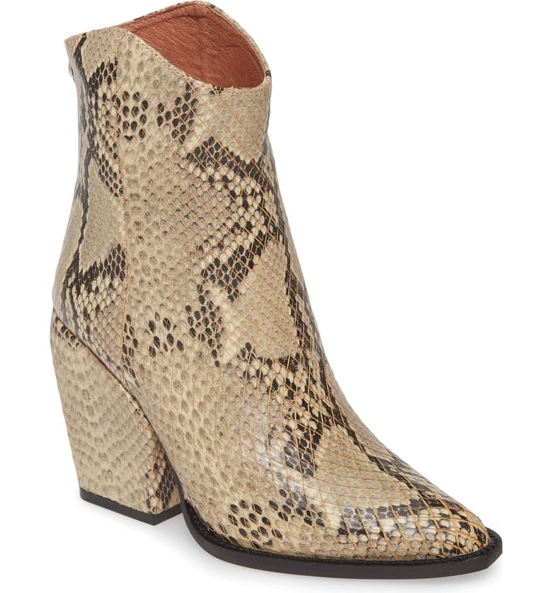 Alias Mae West Booties 19 Snakeskin Shoes That ll Be Slithering