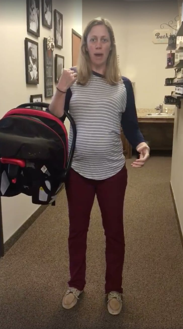 How to Carry a Car Seat Without Pain POPSUGAR Moms