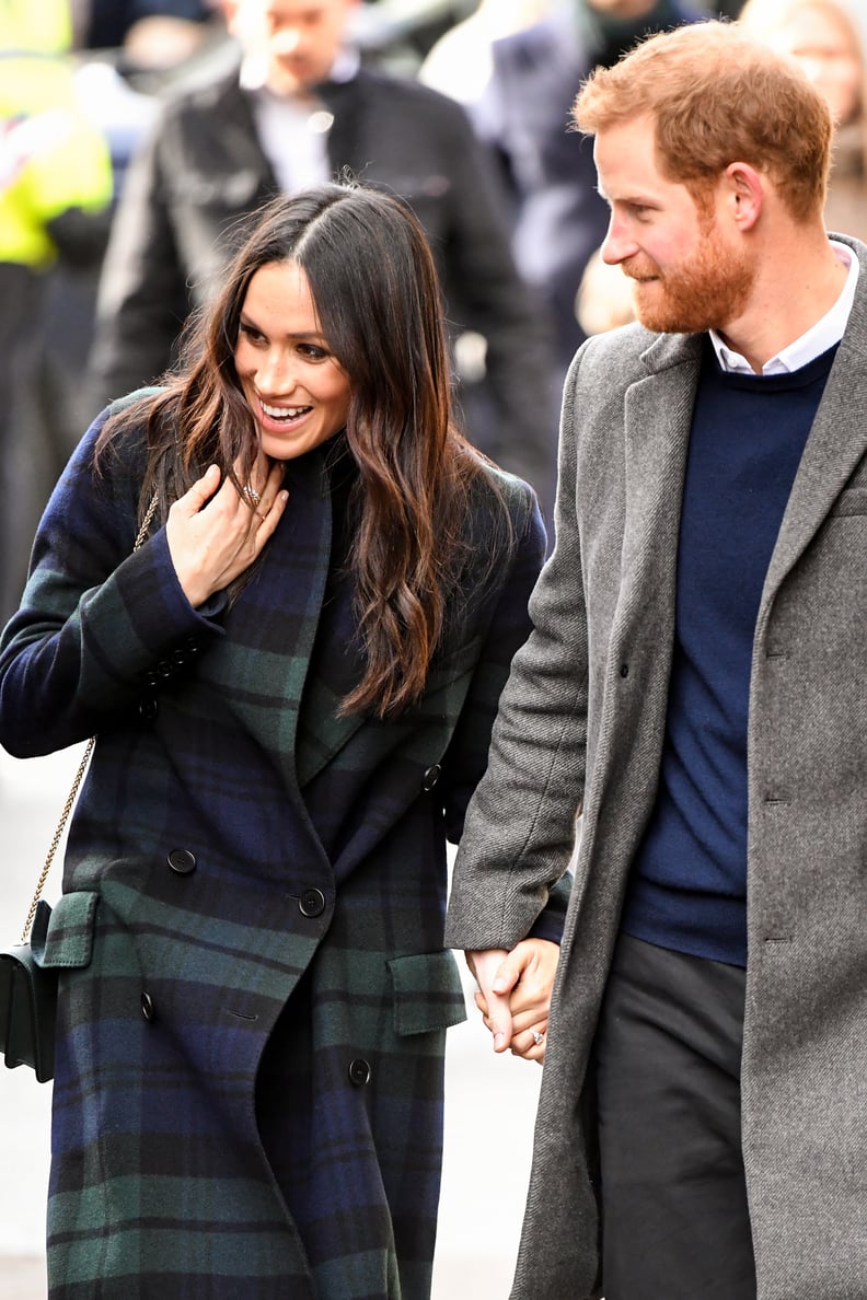Harry and Meghan Markle in Scotland in 2018
