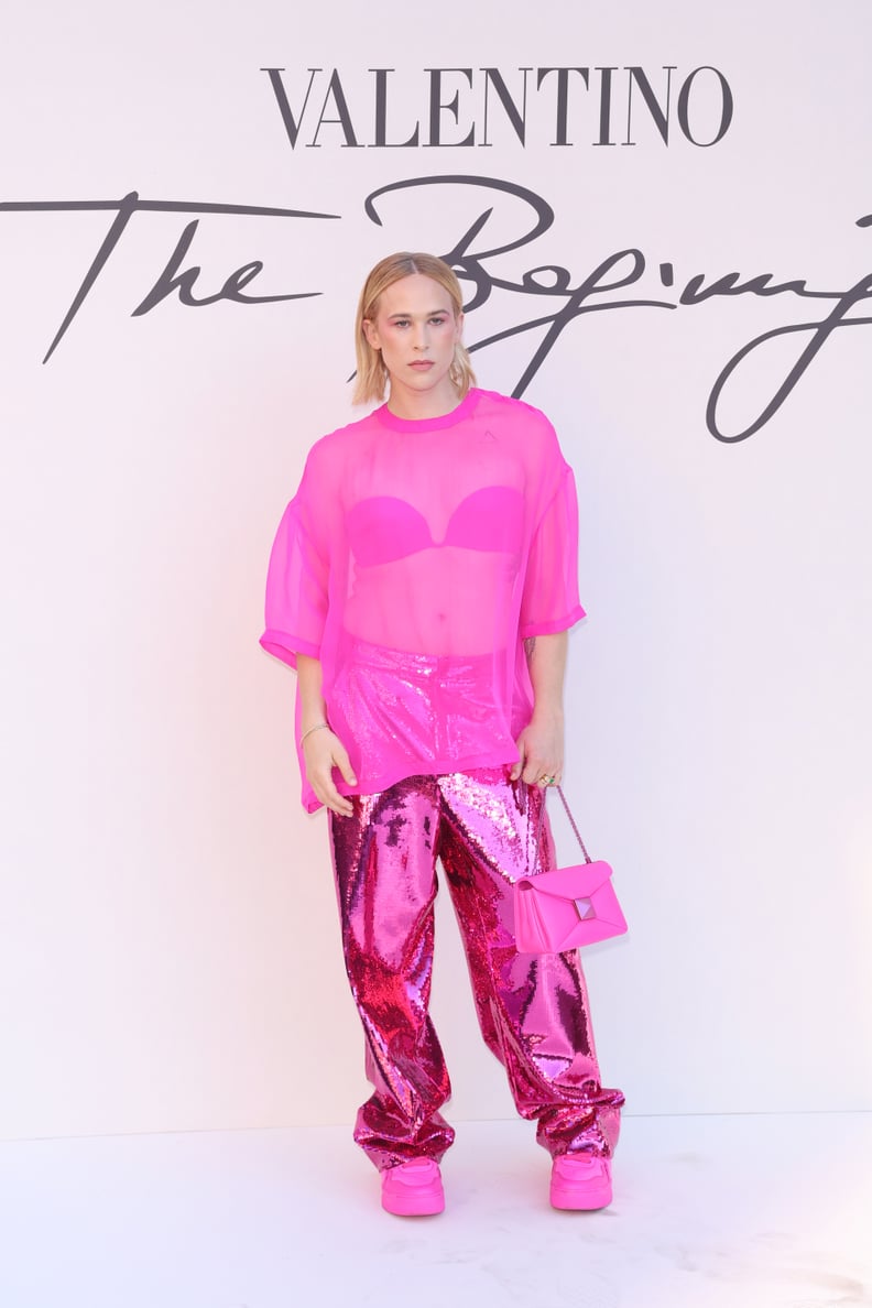 Celebrities in Hot-Pink Barbiecore Valentino Looks | POPSUGAR Fashion