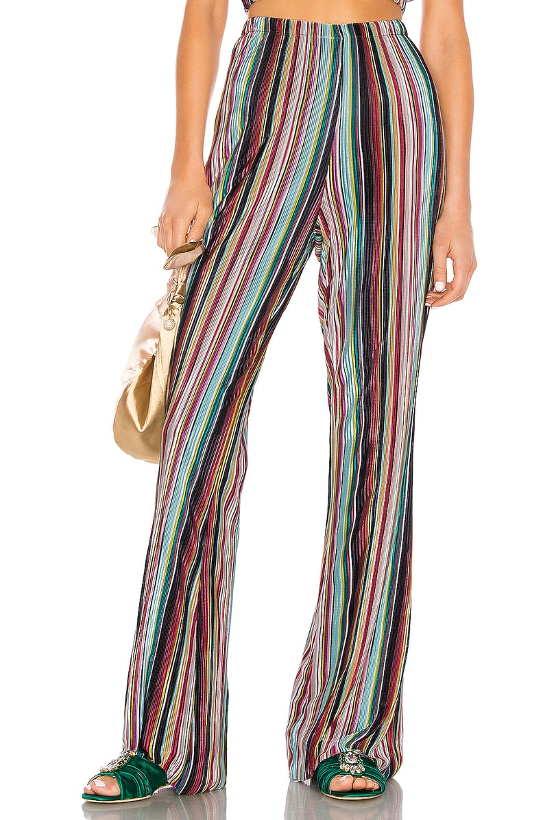 Camila Coelho Jaggar Pant in Multi Stripe