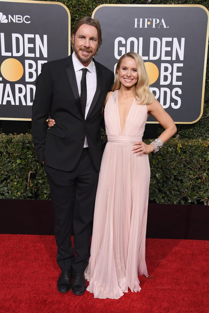 Kristen Bell and Dax Shepard at the 2019 Golden Globes