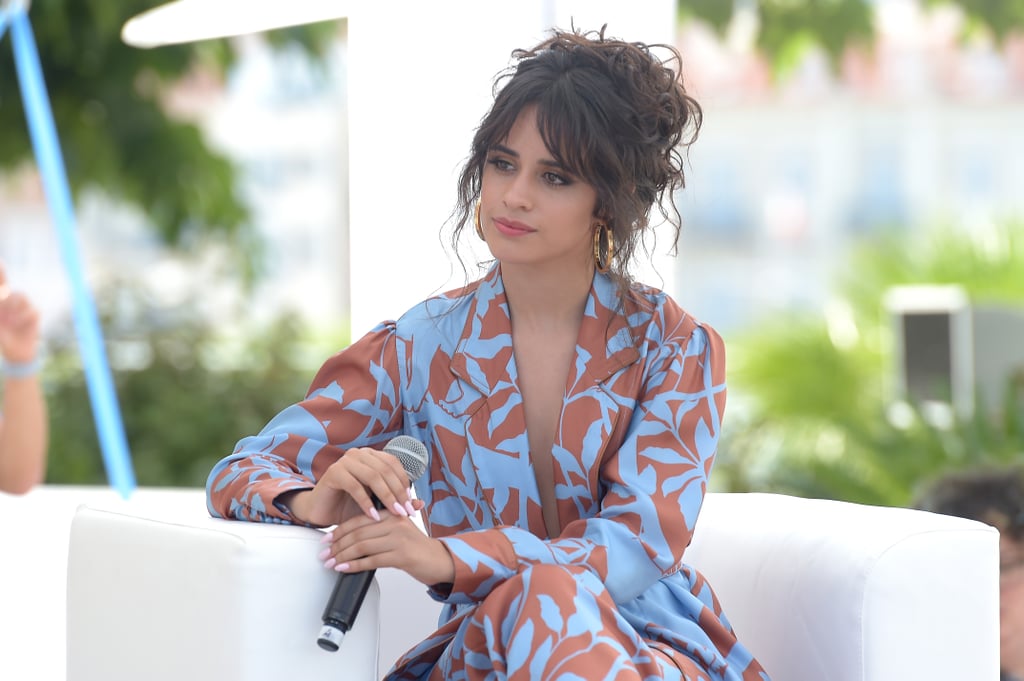 Camila Cabello Blue and Brown Outfit at Cannes Lions 2019