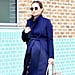 Pippa Middleton Blue Coat Pregnant 2018