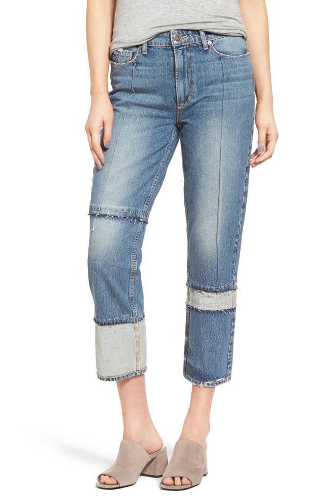 Paige Sarah Crop Straight Leg Jeans