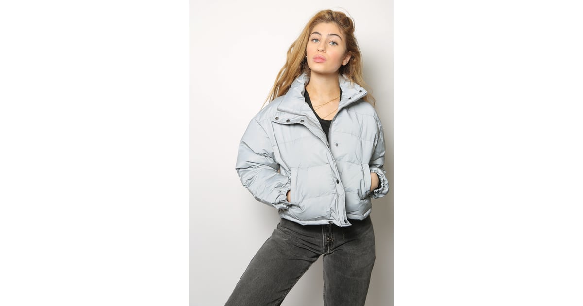 I am gia reflective puffer jacket clearance