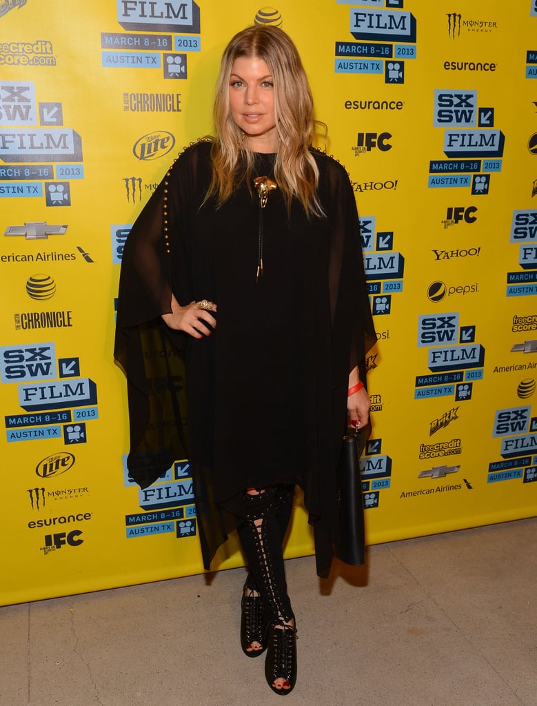 Pregnant Fergie stepped out at SXSW.
Pregnant Fergie stepped out at SXSW.