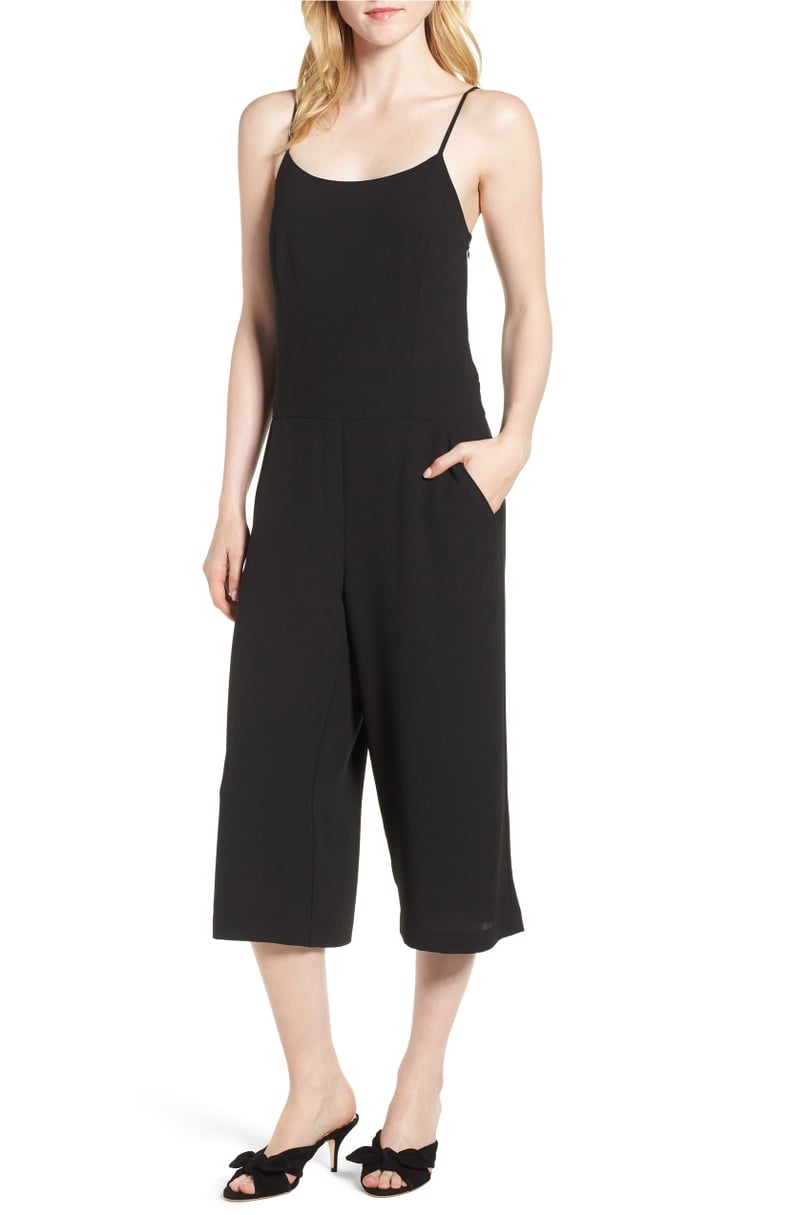 1.STATE Spaghetti Strap Culotte Jumpsuit